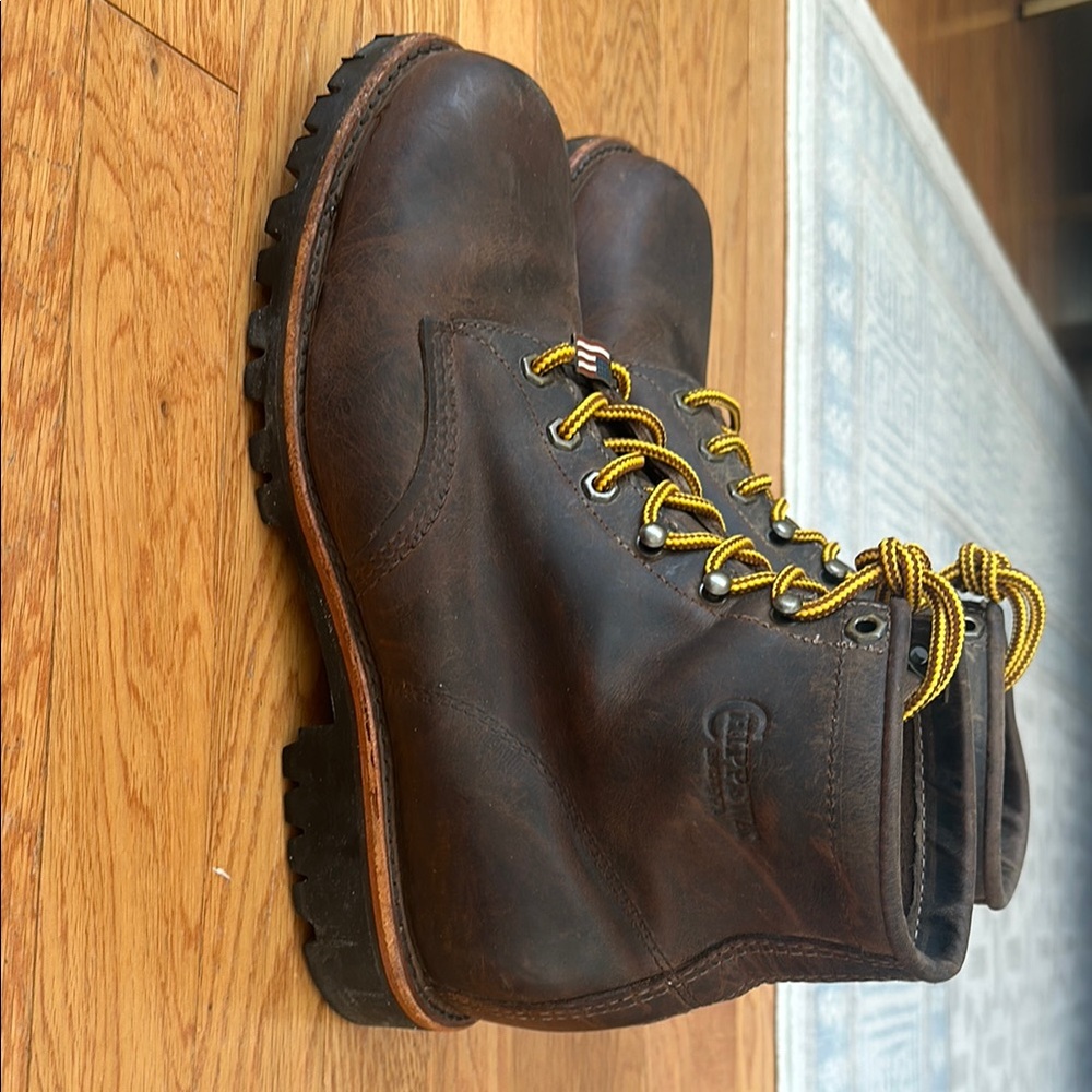 Chippewa Brown Boots Made in USA